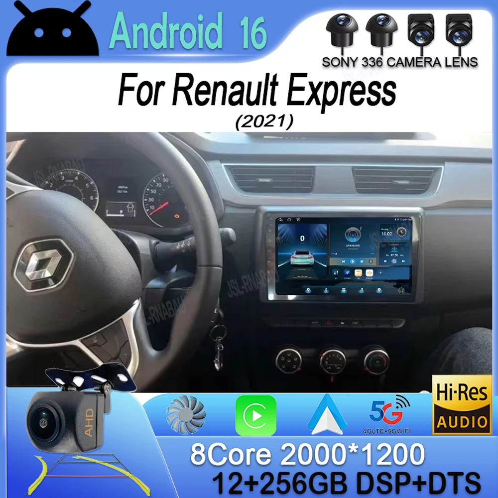 For Renault Express 2021 Car Radio Video Android 16 Multimedia Player Auto GPS Navigation Audio Autoradio Carplay 360 Camera RDS
For Renault Express 2021 Car Radio Video Android 16 Multimedia Player Auto GPS Navigation Audio Autoradio Carplay 360 Camera RDS