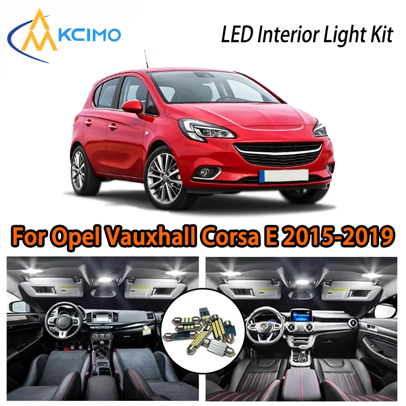 Long Life Interior Lights For Opel Vauxhall Corsa E 2015-2019, White Ice Blue Two Colors Super Bright LED Kit
Long Life Interior Lights For Opel Vauxhall Corsa E 2015-2019, White Ice Blue Two Colors Super Bright LED Kit