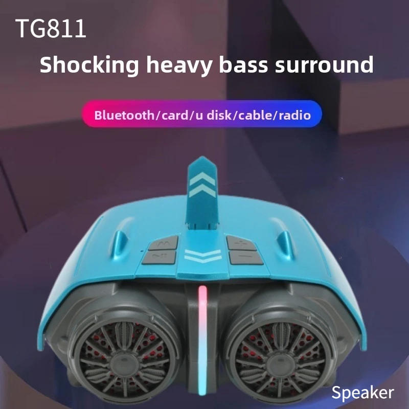 T&G TG811 Портативный Bluetooth-динамик 10 Вт, сабвуфер 1200 мАч, поддержка FM-радио с RGB-подсветкой, TWS и подставкой для телефона, музыкальный плеер
T&G TG811 Портативный Bluetooth-динамик 10 Вт, сабвуфер 1200 мАч, поддержка FM-радио с RGB-подсветкой, TWS и подставкой для телефона, музыкальный плеер