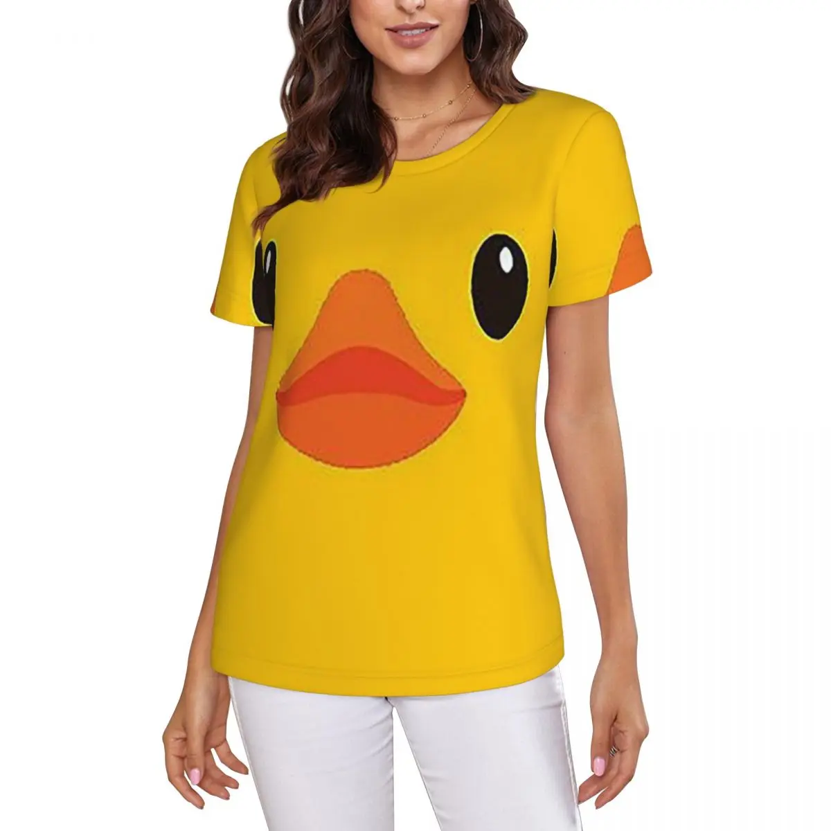 Yellow Rubber Duck T-Shirt Women Short Sleeve T Shirts Crew Neck Streetwear Cotton Summer Tees Streetwear
Yellow Rubber Duck T-Shirt Women Short Sleeve T Shirts Crew Neck Streetwear Cotton Summer Tees Streetwear