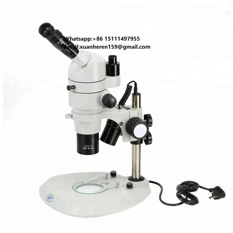 MZPS0880T 8X-80X Trinocular Zoom Stereo Microscope Microscope China Manufacturer
MZPS0880T 8X-80X Trinocular Zoom Stereo Microscope Microscope China Manufacturer