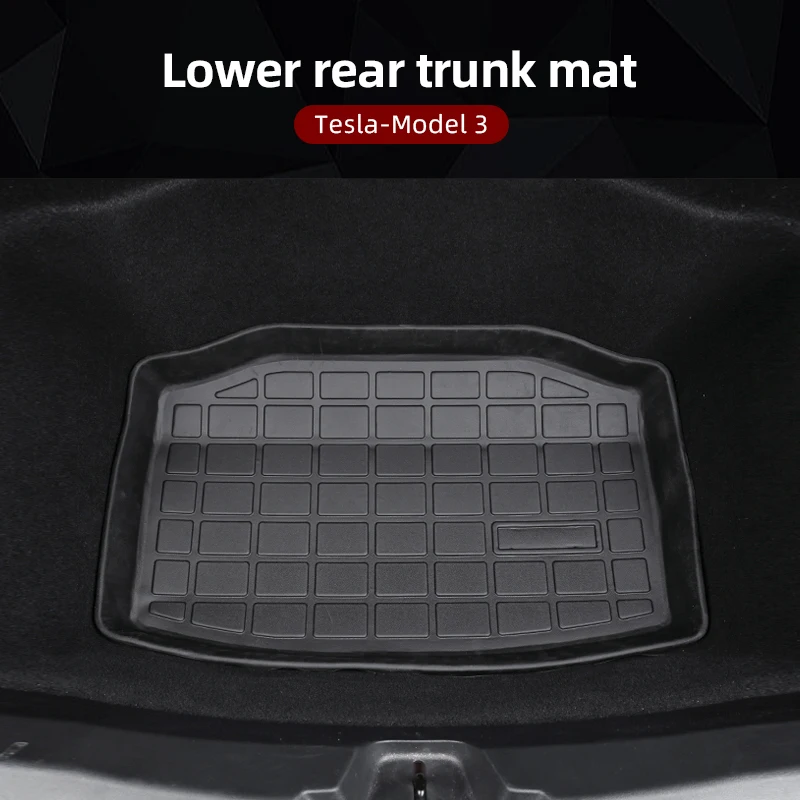 Car Front Rear Trunk Mats For Tesla Model 3 TPE Frunk Trunk Mat Cargo Storage Carpet Protector Cover 2017 2023 2022 Accessories
Car Front Rear Trunk Mats For Tesla Model 3 TPE Frunk Trunk Mat Cargo Storage Carpet Protector Cover 2017 2023 2022 Accessories