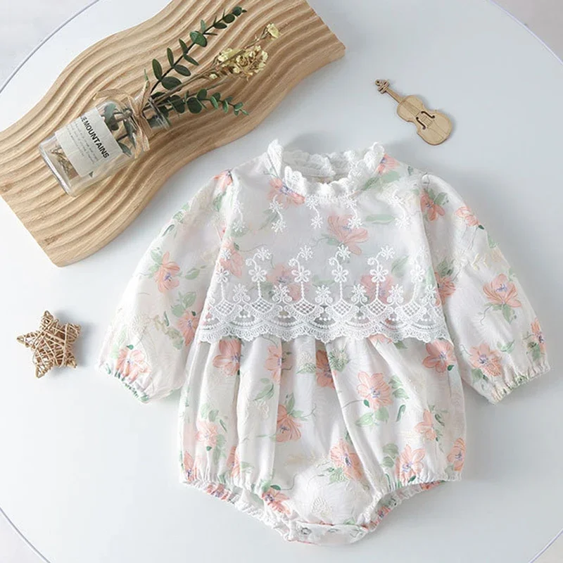 0-2Yrs Newborn Jumpsuit Autumn Sweet Baby Girls Embroidery Lace Romper Cozy Long Sleeve Tulle Baby Romper Toddler Girls Clothing
0-2Yrs Newborn Jumpsuit Autumn Sweet Baby Girls Embroidery Lace Romper Cozy Long Sleeve Tulle Baby Romper Toddler Girls Clothing