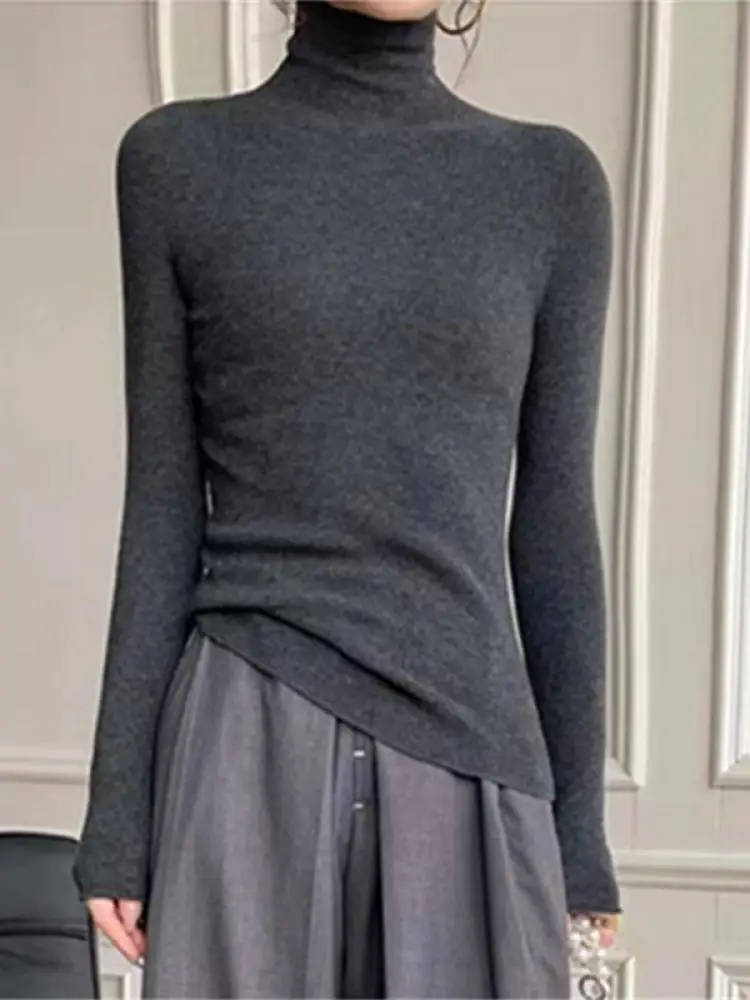 Осень-зима, однотонные элегантные праздничные вязаные топы, корейская версия, модный женский универсальный пуловер, короткий свитер, модный простой
Осень-зима, однотонные элегантные праздничные вязаные топы, корейская версия, модный женский универсальный пуловер, короткий свитер, модный простой