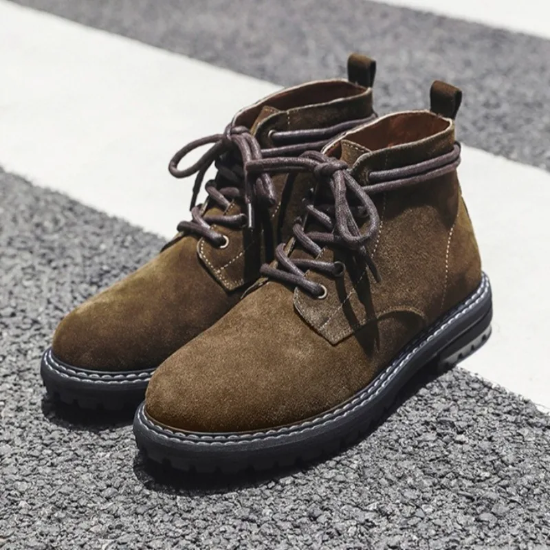 2025 New Workwear Boots for Men British High-end Men Boots Luxury Designer Shoes Men Fashion Motorcycle Boots Botas Para Hombre
2025 New Workwear Boots for Men British High-end Men Boots Luxury Designer Shoes Men Fashion Motorcycle Boots Botas Para Hombre
