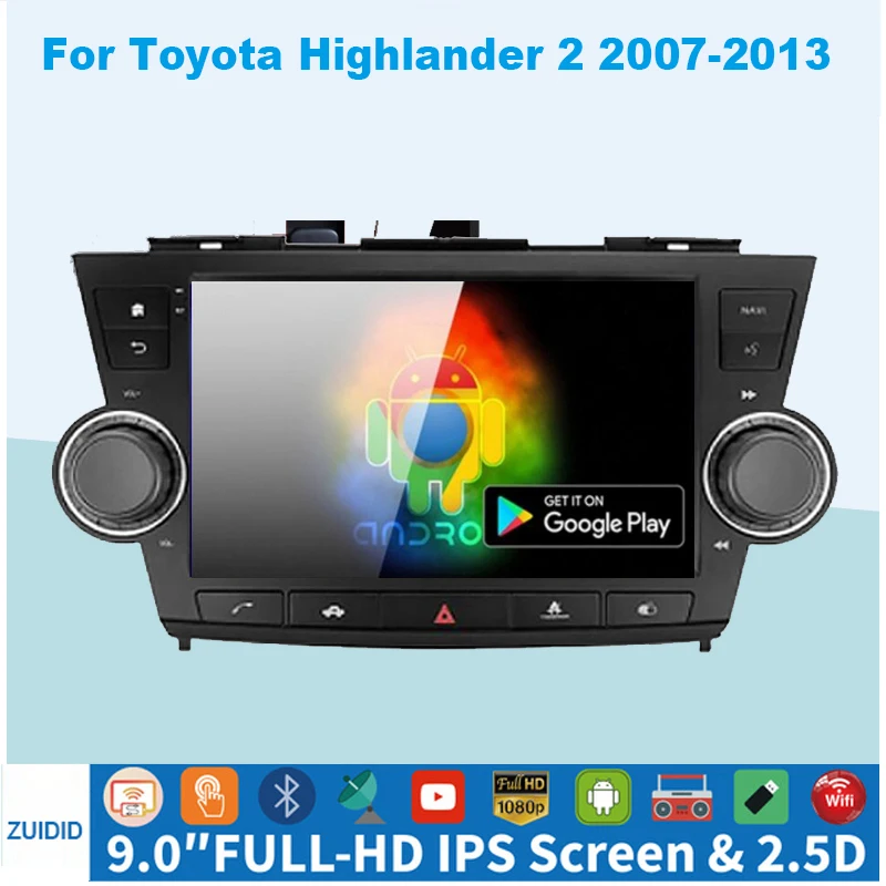 Автомагнитола для Toyota Highlander 2 XU40 2007-2013, мультимедийный видеоплеер, навигация, стерео, GPS, Android 10, 2din, 2 din, dvd
Автомагнитола для Toyota Highlander 2 XU40 2007-2013, мультимедийный видеоплеер, навигация, стерео, GPS, Android 10, 2din, 2 din, dvd