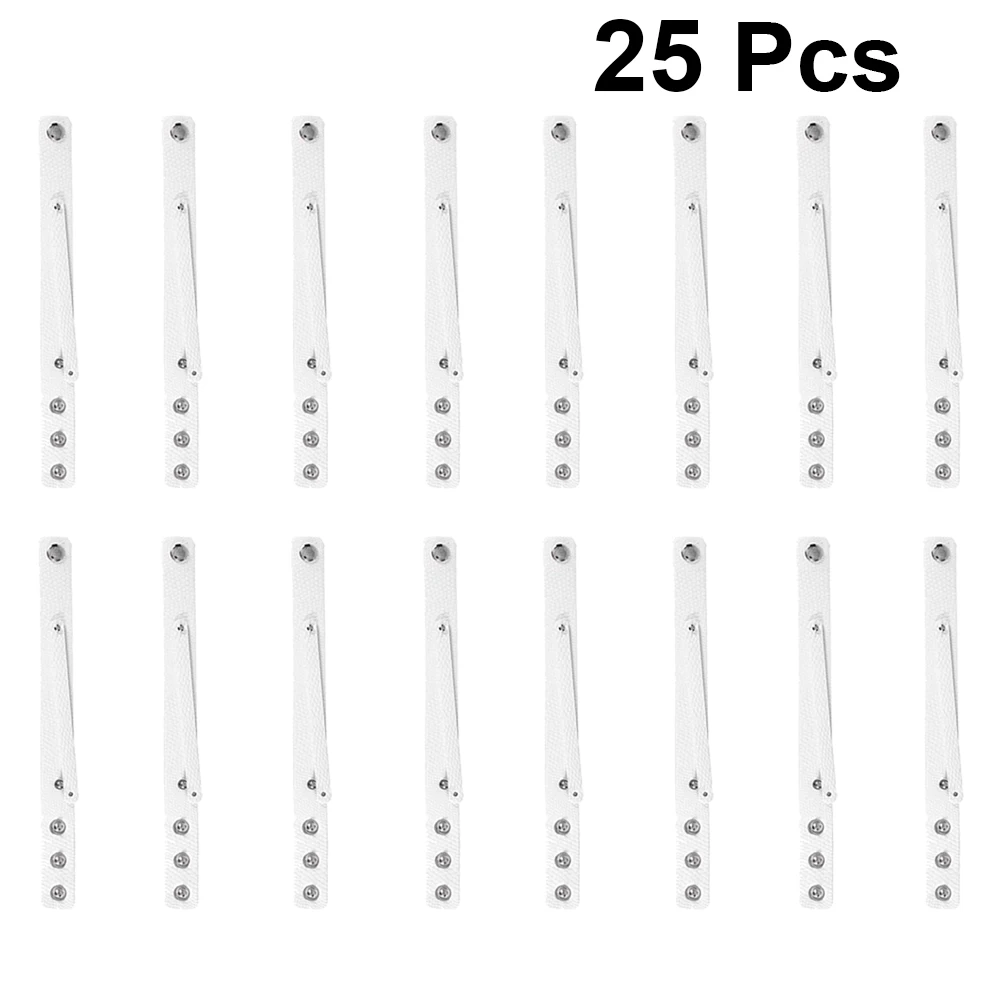 25Pcs White Pu Leather Diy Bracelet Wrist Band Double Layer Strap Wearable Diy Accessories For Friends Family Wrist Jewelry
25Pcs White Pu Leather Diy Bracelet Wrist Band Double Layer Strap Wearable Diy Accessories For Friends Family Wrist Jewelry