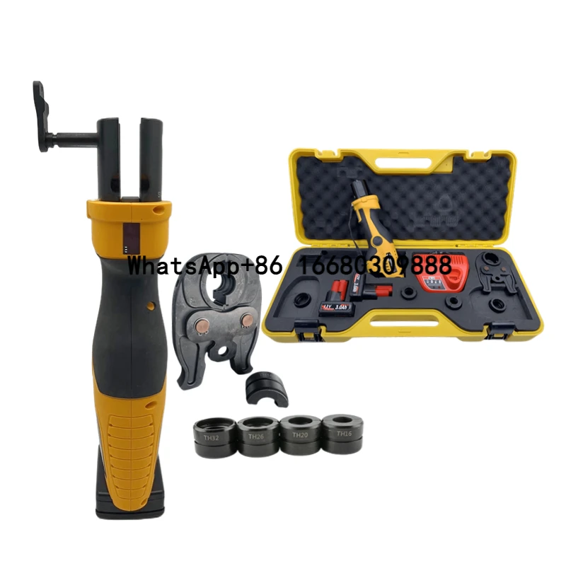 Battery Powered HHYD-1532 Cordless Pro Press Plumbing Pipe Pliers Tool Kit Copper Pex Pipes Hydraulic Cable Crimping Tool HVAC
Battery Powered HHYD-1532 Cordless Pro Press Plumbing Pipe Pliers Tool Kit Copper Pex Pipes Hydraulic Cable Crimping Tool HVAC