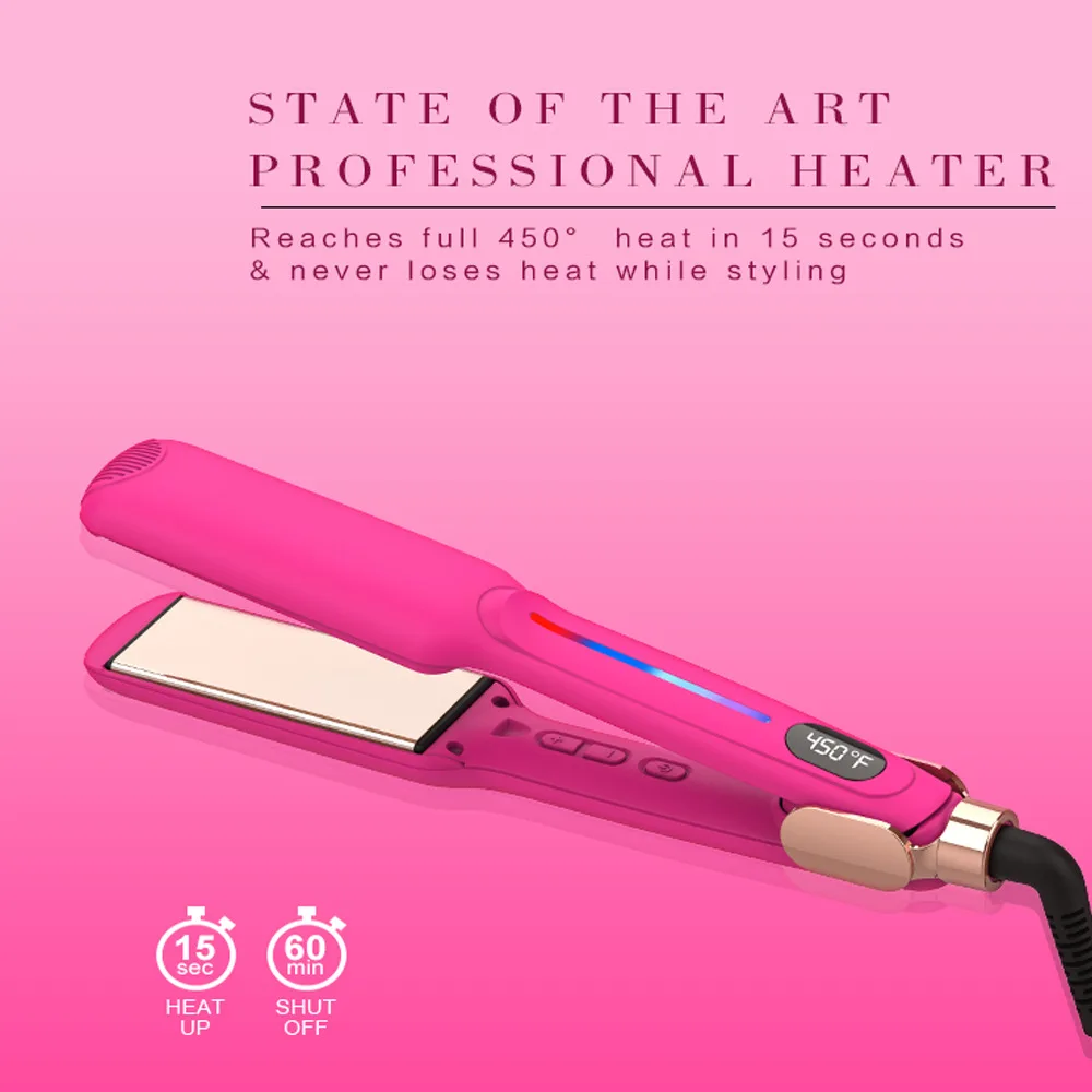 Новая керамическая плойка для завивки волос — это устройство 2-в-1 с семью уровнями регулировки температуры.
Новая керамическая плойка для завивки волос — это устройство 2-в-1 с семью уровнями регулировки температуры.