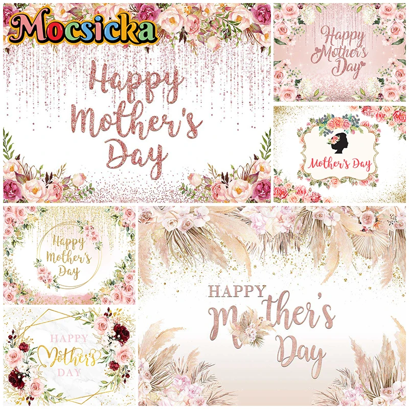 Mocsicka Happy Mother Day Background Photography Flower Rose Girl Maternity Princess Birthday Photo Backdrop Decor Studio Banner
Mocsicka Happy Mother Day Background Photography Flower Rose Girl Maternity Princess Birthday Photo Backdrop Decor Studio Banner