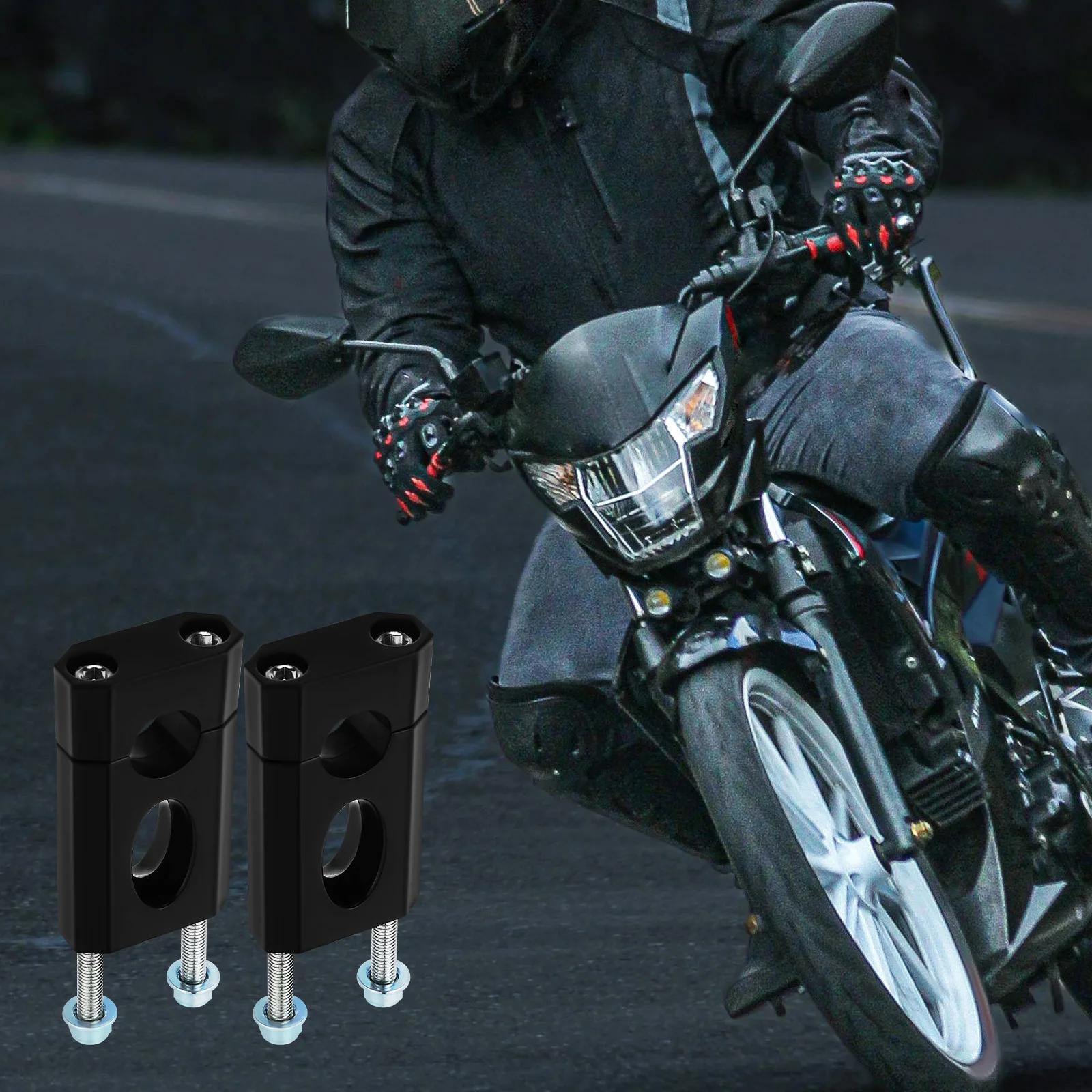 Motorcycle Handlebar Riser Clamp Robust Metal Secure Mounting Enhanced Control Dirt Bike Pit Bike Compatible Accessories
Motorcycle Handlebar Riser Clamp Robust Metal Secure Mounting Enhanced Control Dirt Bike Pit Bike Compatible Accessories