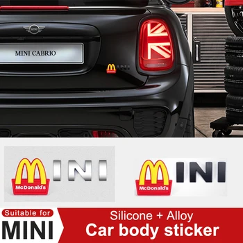 For BMW MINI ONE Cooper S JCW R56 R60 R61 F54 F55 F56 F57 F60 Car Body 3D Decoration Sticker Exterior Modification Accessories
