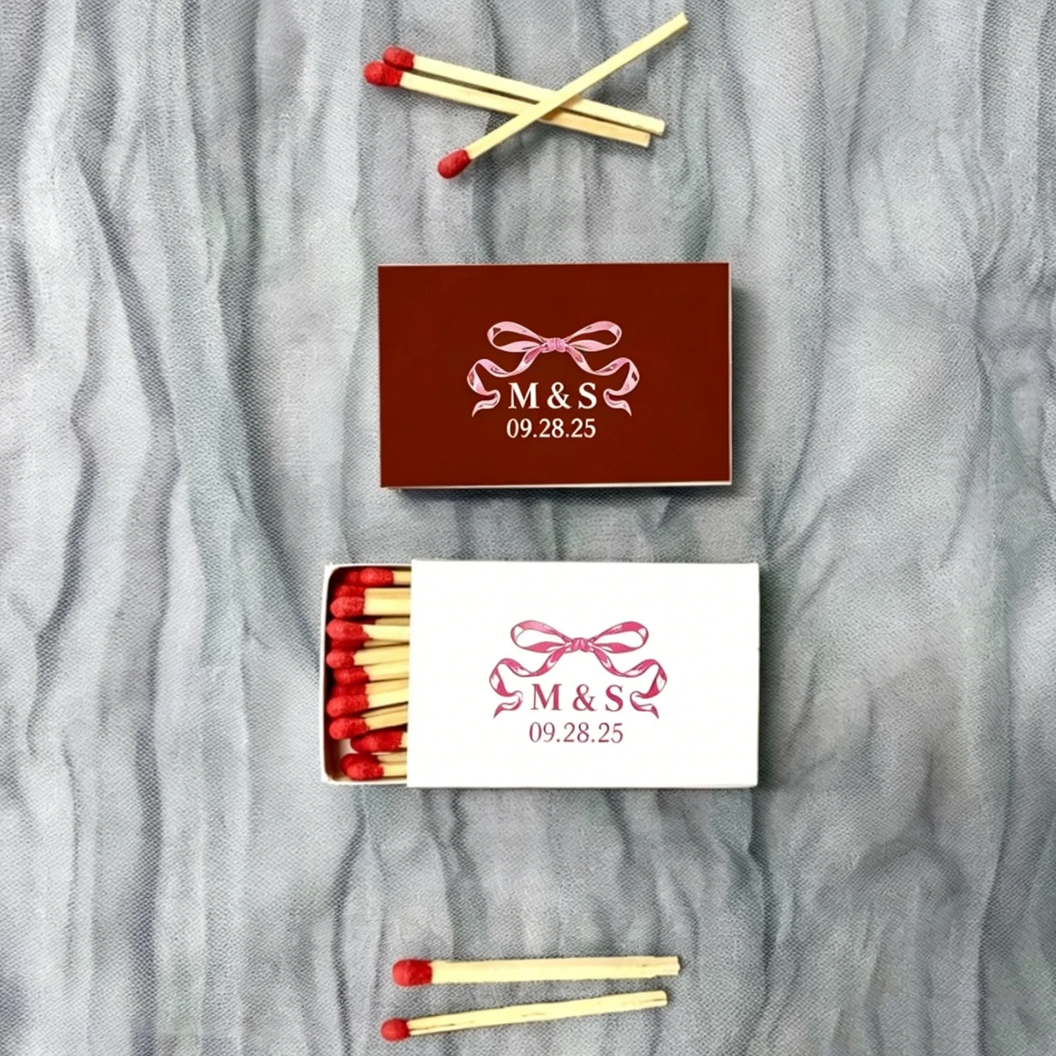 Custom Wedding Matchboxes for Guests, Personalized Safety Matches, Beautiful Favours for Wedding & Party
Custom Wedding Matchboxes for Guests, Personalized Safety Matches, Beautiful Favours for Wedding & Party