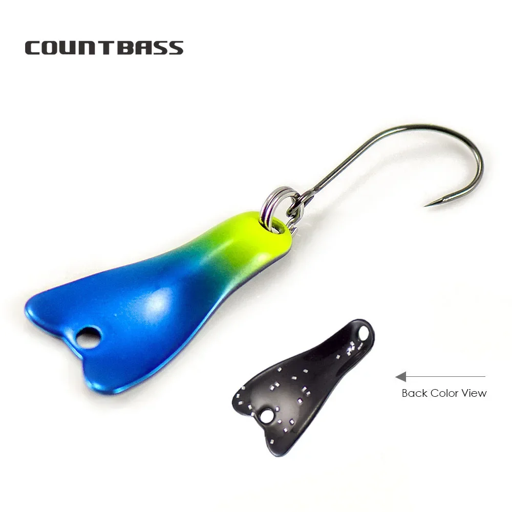 COUNTBASS 5/64oz 2g Casting Spoon With Barbless Hook UV Colors Trout Fishing Baits Pike Angler's Lures
COUNTBASS 5/64oz 2g Casting Spoon With Barbless Hook UV Colors Trout Fishing Baits Pike Angler's Lures