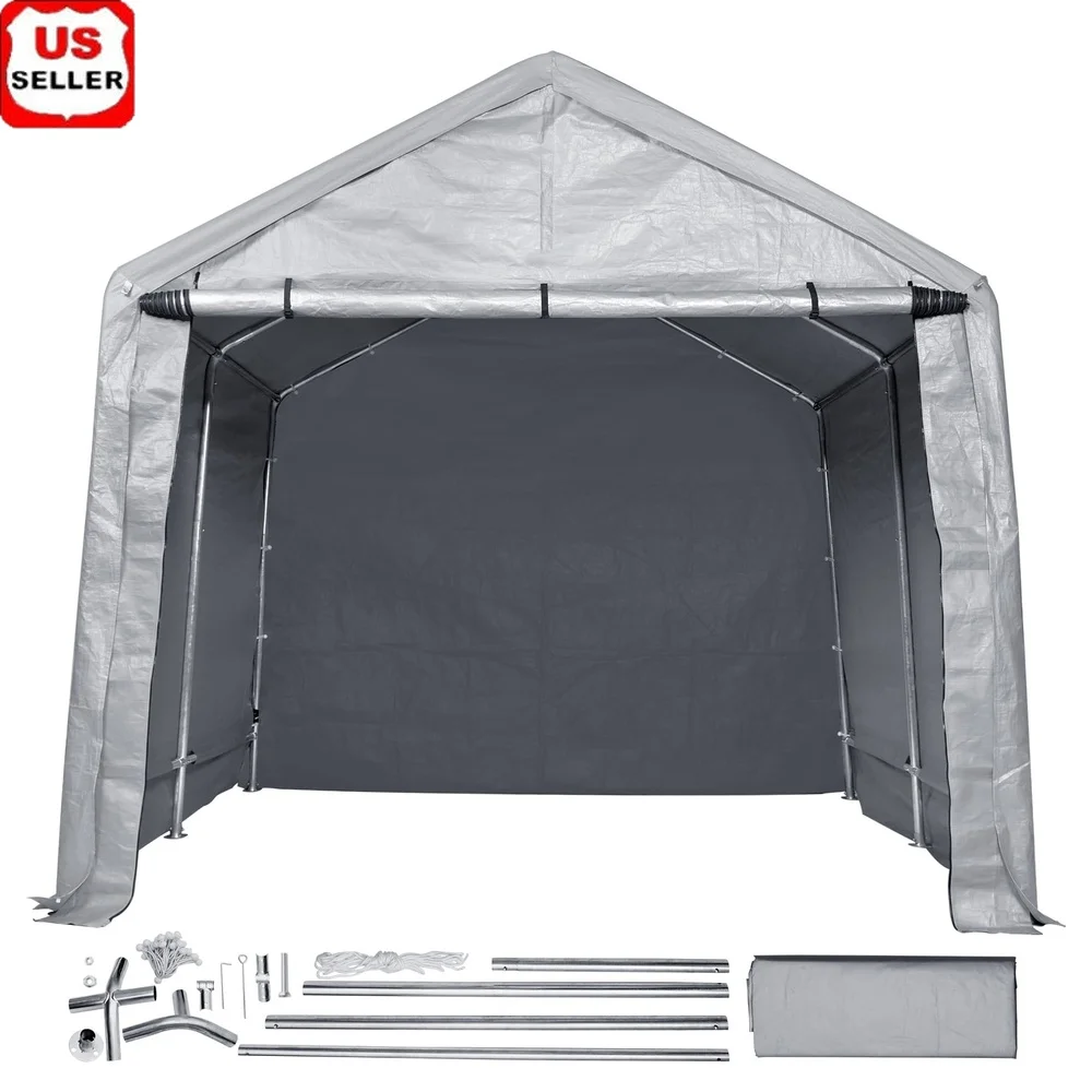 Robust Outdoor Storage Shed Portable Garden Shed with Zippered Roll-Up Door Ventilated Windows Quick Assembly Windproof Design
Robust Outdoor Storage Shed Portable Garden Shed with Zippered Roll-Up Door Ventilated Windows Quick Assembly Windproof Design