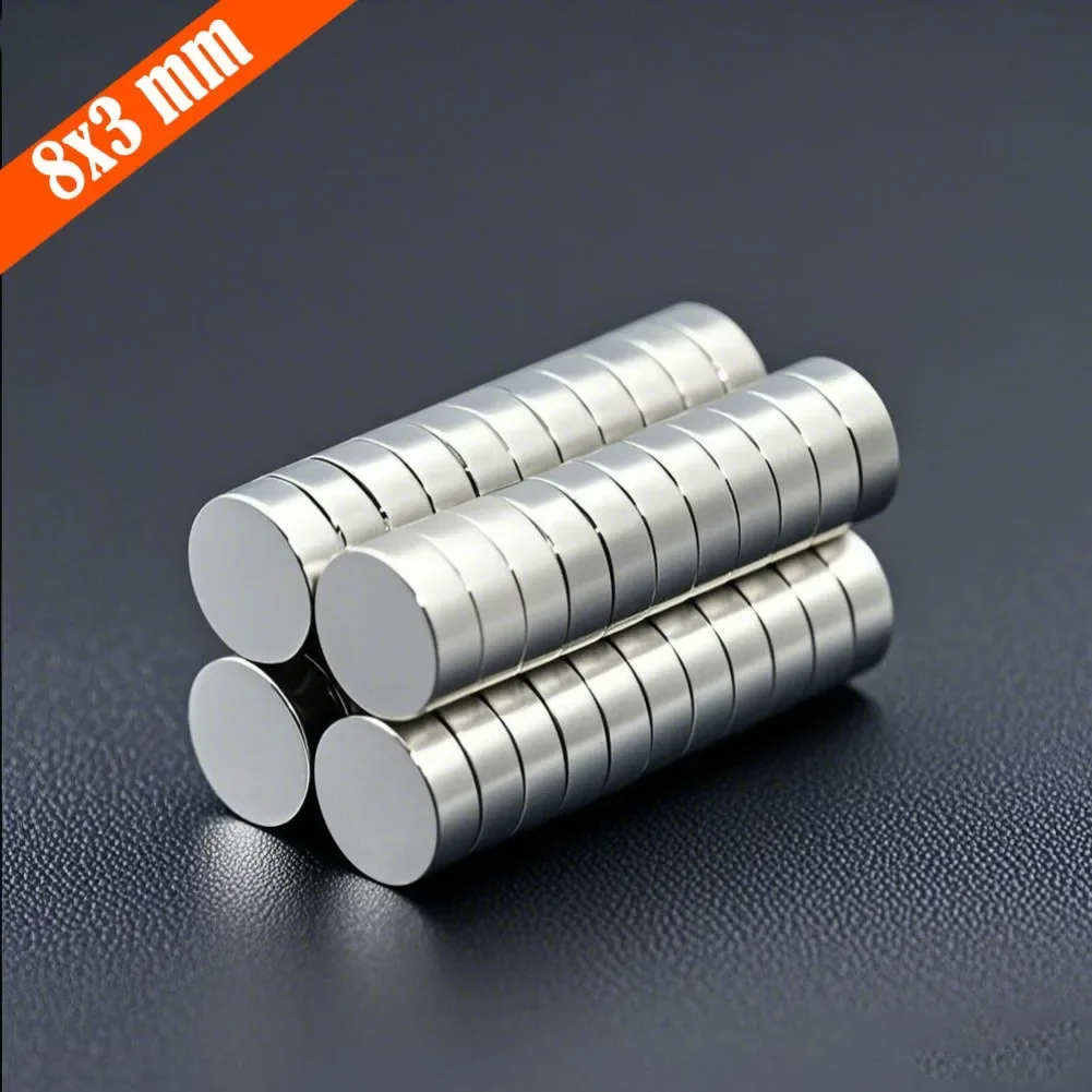 5-200 Pcs 8x3 Neodymium Imanes 8mm X 3mm N35 NdFeB Round Super Powerful Strong Permanent Magnetic Imanes 8*3 mm Magnets for DIY
5-200 Pcs 8x3 Neodymium Imanes 8mm X 3mm N35 NdFeB Round Super Powerful Strong Permanent Magnetic Imanes 8*3 mm Magnets for DIY
