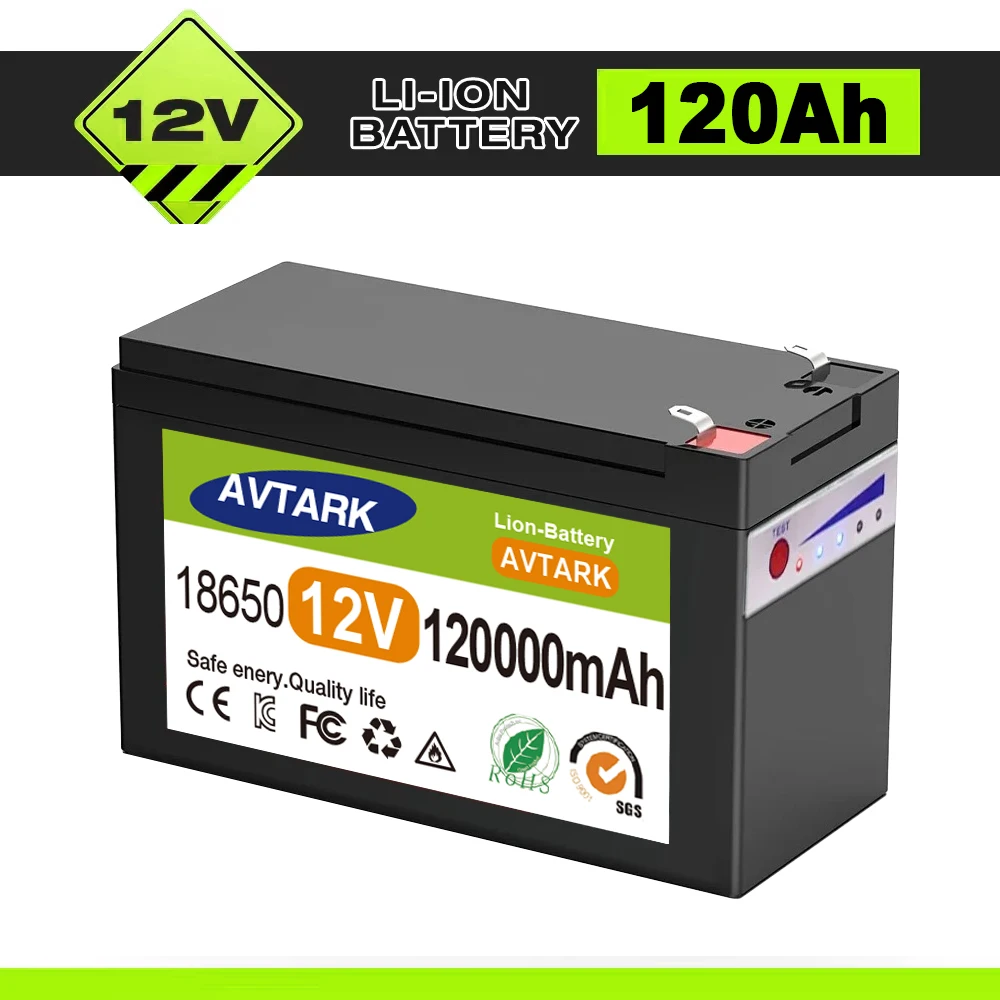 12V 120Ah LiFePO4 Solar Battery, Deep Cycle Rechargeable Built-in BMS Lithium 200000mAh for Power Wheels,Scooters,Fish Finder
12V 120Ah LiFePO4 Solar Battery, Deep Cycle Rechargeable Built-in BMS Lithium 200000mAh for Power Wheels,Scooters,Fish Finder