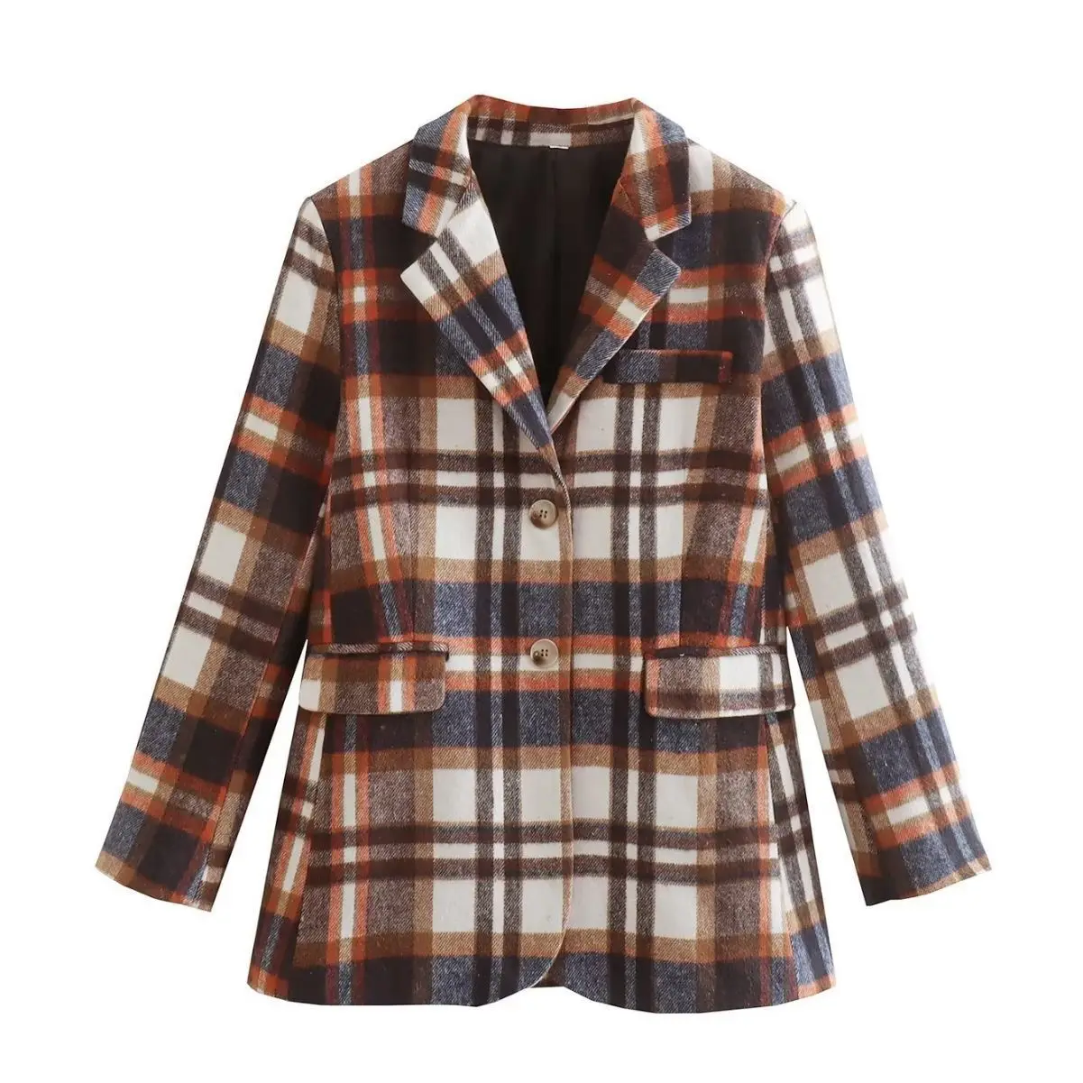 Autumn Plaid Suit Jacket Women's Slim Fit European And American Single Button Woolen New Style Wholesale 1952023
Autumn Plaid Suit Jacket Women's Slim Fit European And American Single Button Woolen New Style Wholesale 1952023