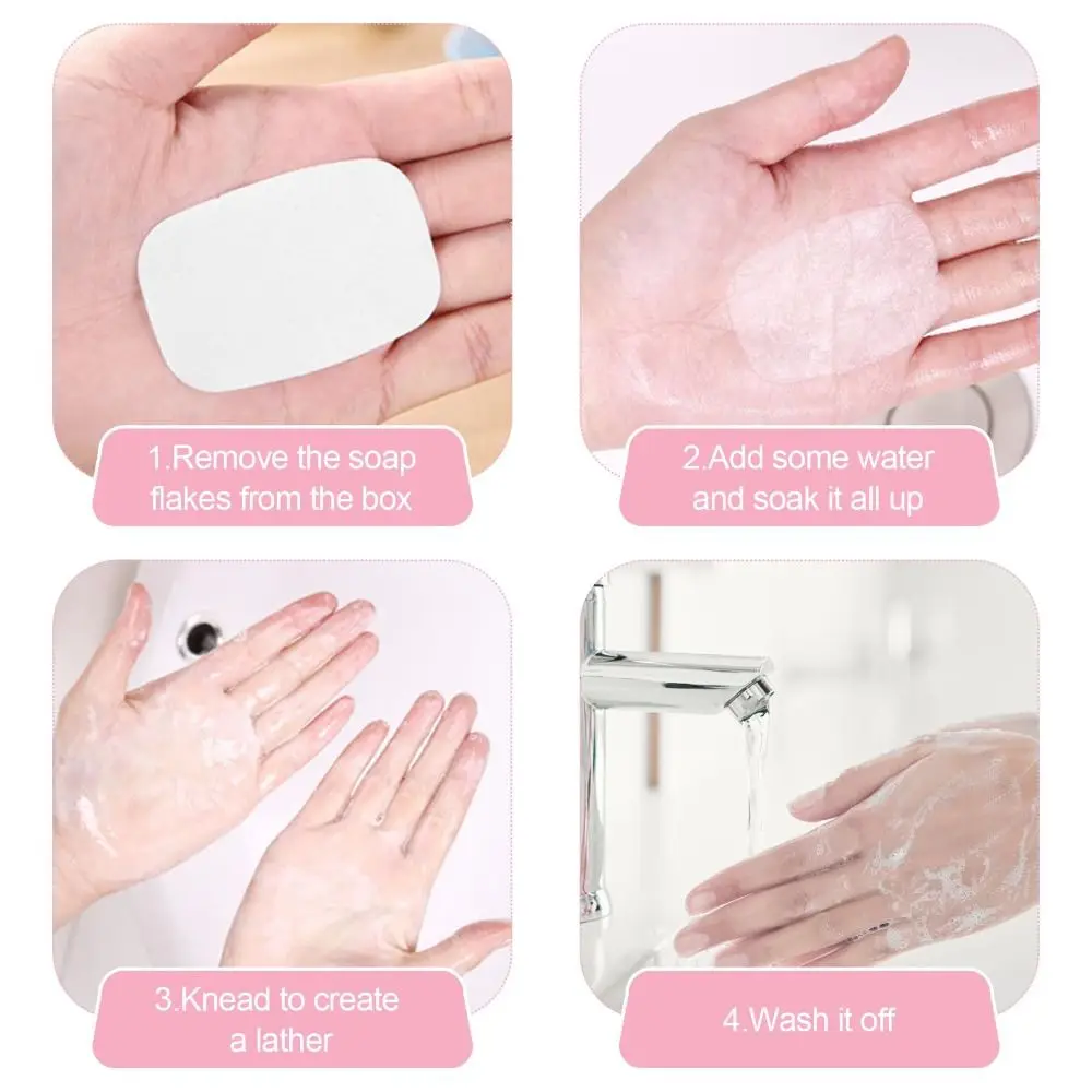 20 pcs Travel Portable Soap Sheets Cleaning Dissolvable Soap Paper Thin Mini Hand Washing Soap Adults
20 pcs Travel Portable Soap Sheets Cleaning Dissolvable Soap Paper Thin Mini Hand Washing Soap Adults