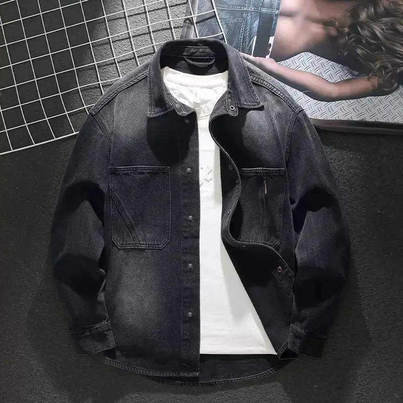 Loose Fit Men's Denim Jacket Shirt Spring Gradual Washed Long Sleeve Vintage Style Casual Wear Cotton Polyester Blend
Loose Fit Men's Denim Jacket Shirt Spring Gradual Washed Long Sleeve Vintage Style Casual Wear Cotton Polyester Blend