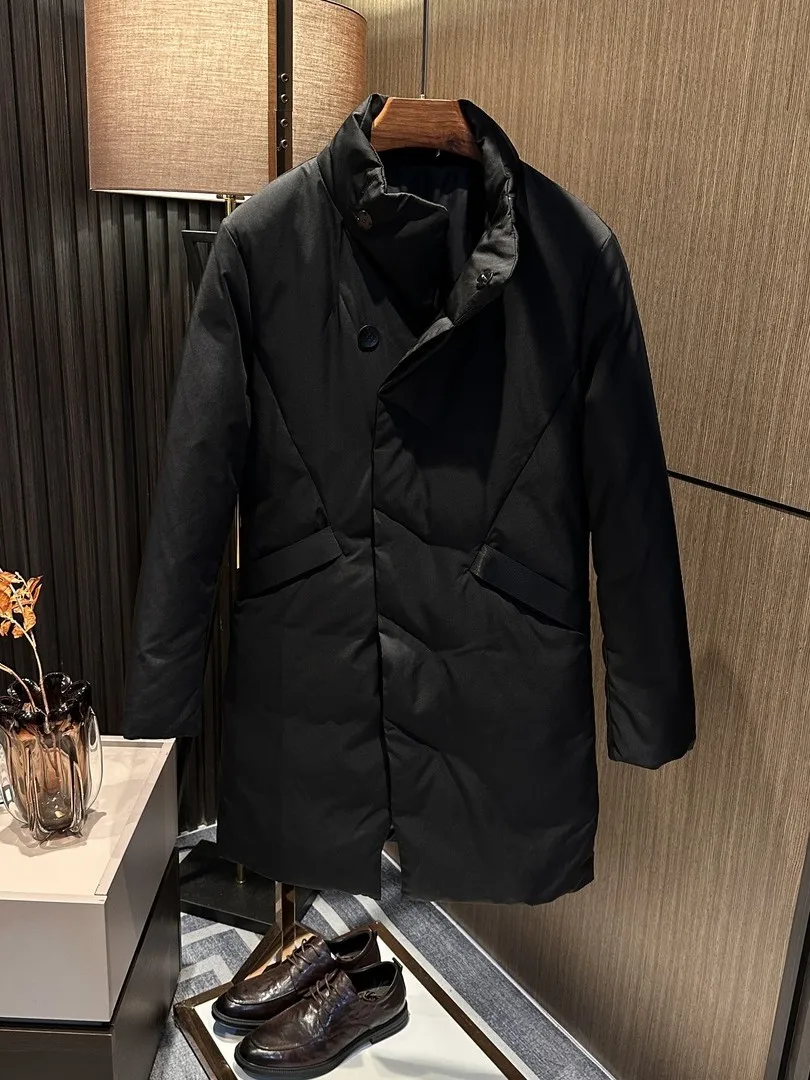 Мужская длинная зимняя куртка-пуховик: теплая, водонепроницаемая, универсальная, деловая, элегантная, из полиэстера
Мужская длинная зимняя куртка-пуховик: теплая, водонепроницаемая, универсальная, деловая, элегантная, из полиэстера