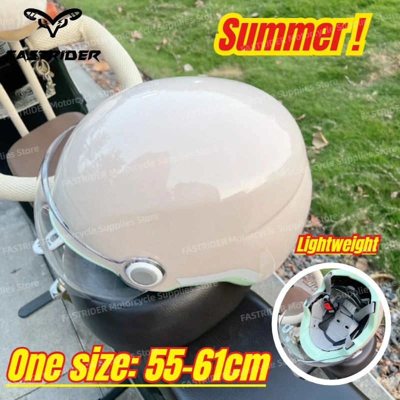 New Summer Sunscreen 3c Certified Electric Vehicle Helmets Women's Ultra-light Motorcycle Men's Safety Helmets Riding
New Summer Sunscreen 3c Certified Electric Vehicle Helmets Women's Ultra-light Motorcycle Men's Safety Helmets Riding
