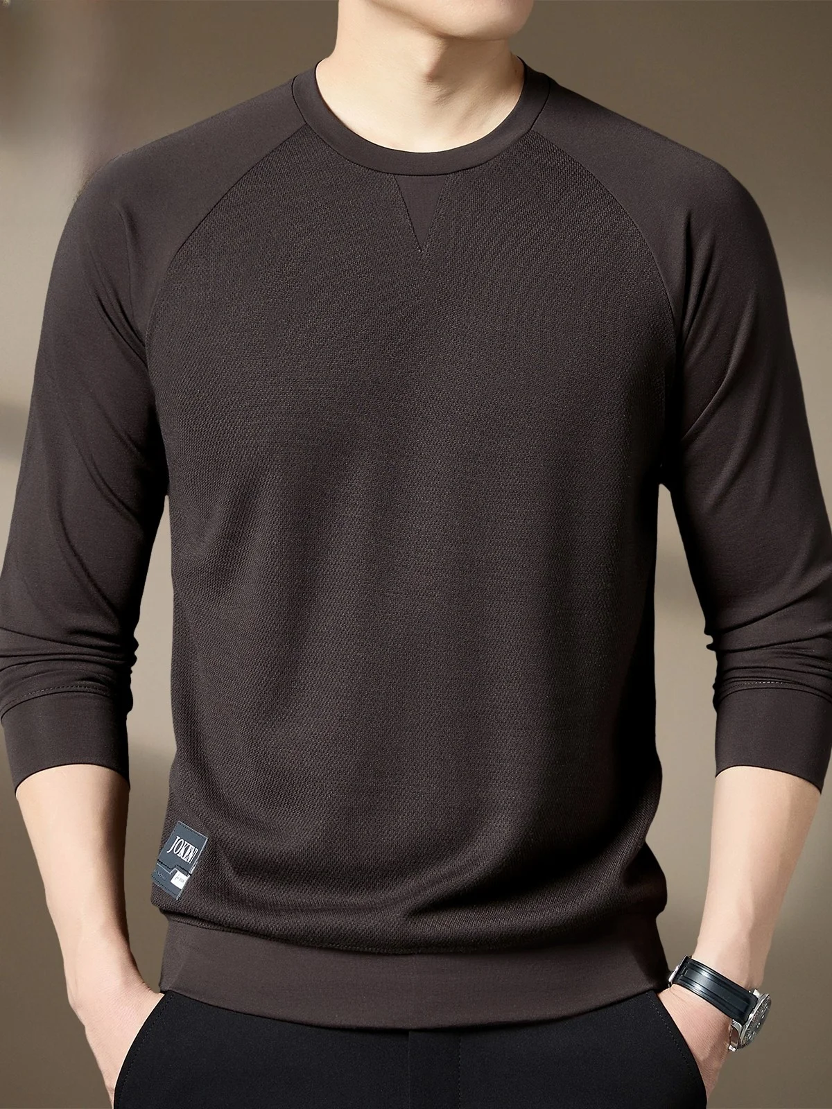 Мужской свитшот с круглым вырезом, повседневный, свободного кроя, весна 2026, новинка, базовый слой, удобный, из смесового полиэстера
Мужской свитшот с круглым вырезом, повседневный, свободного кроя, весна 2026, новинка, базовый слой, удобный, из смесового полиэстера