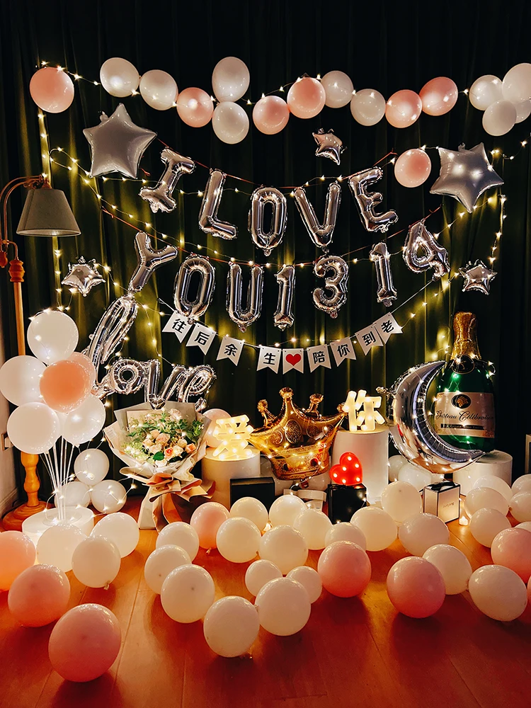 Romantic Birthday Surprise Balloon Decor Heart Shaped Aluminum Foil Balloons for Boyfriend Girlfriend Anniversaries Valentine...
Romantic Birthday Surprise Balloon Decor Heart Shaped Aluminum Foil Balloons for Boyfriend Girlfriend Anniversaries Valentine...