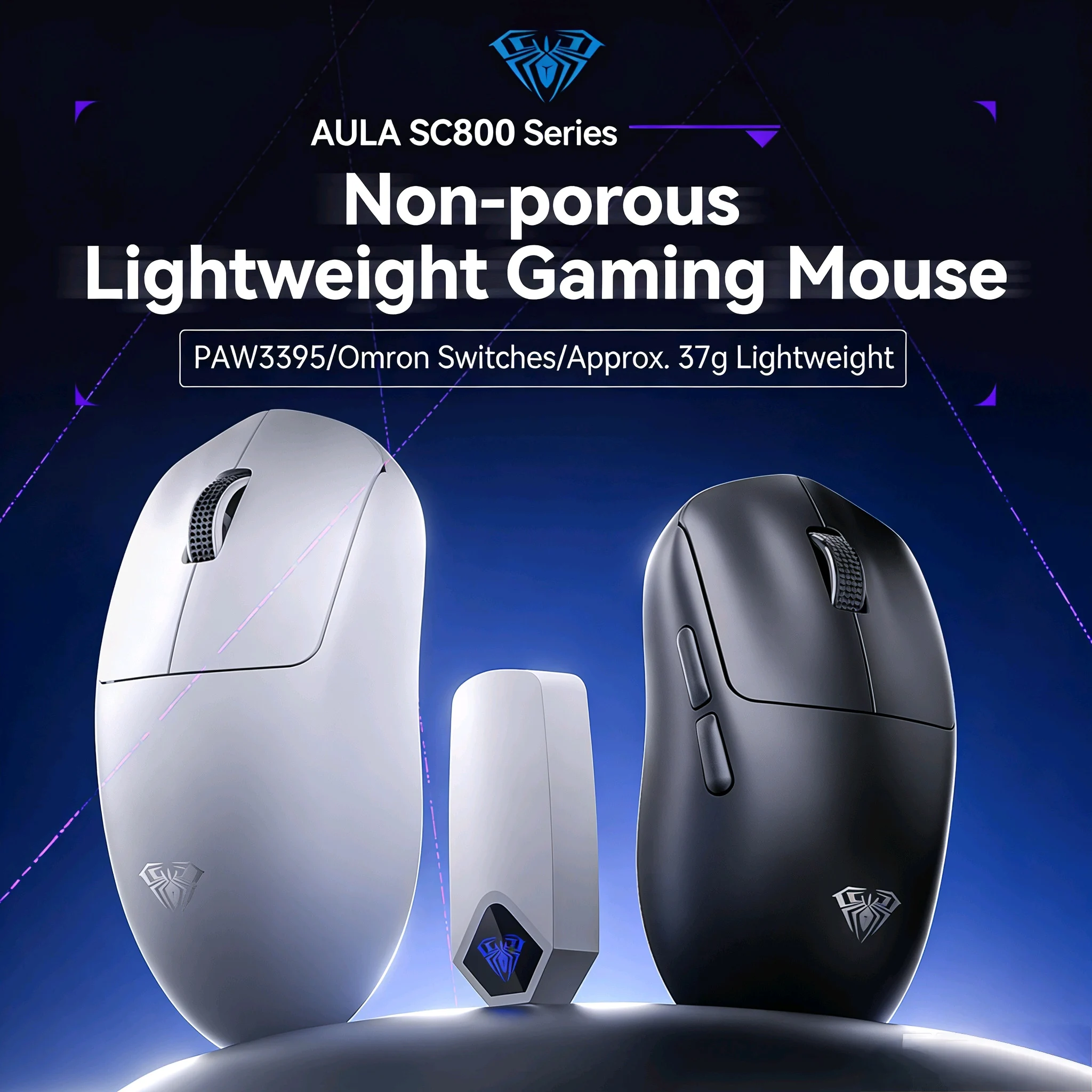 AULA SC800 Wireless Mouse Wired/2.4G Lightweight 8K Paw3395 Sensor Custom Gaming Mouse for PC Accessories E-Sports Gamers Gifts
AULA SC800 Wireless Mouse Wired/2.4G Lightweight 8K Paw3395 Sensor Custom Gaming Mouse for PC Accessories E-Sports Gamers Gifts