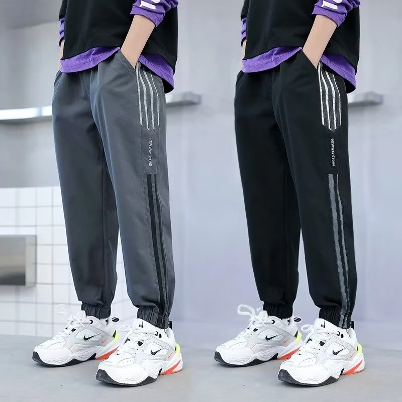 Casual Breathable Children Long Pants for Teenager Side Splicing Loose Pant Trousers Boys Harem Pants 120-170cm
Casual Breathable Children Long Pants for Teenager Side Splicing Loose Pant Trousers Boys Harem Pants 120-170cm
