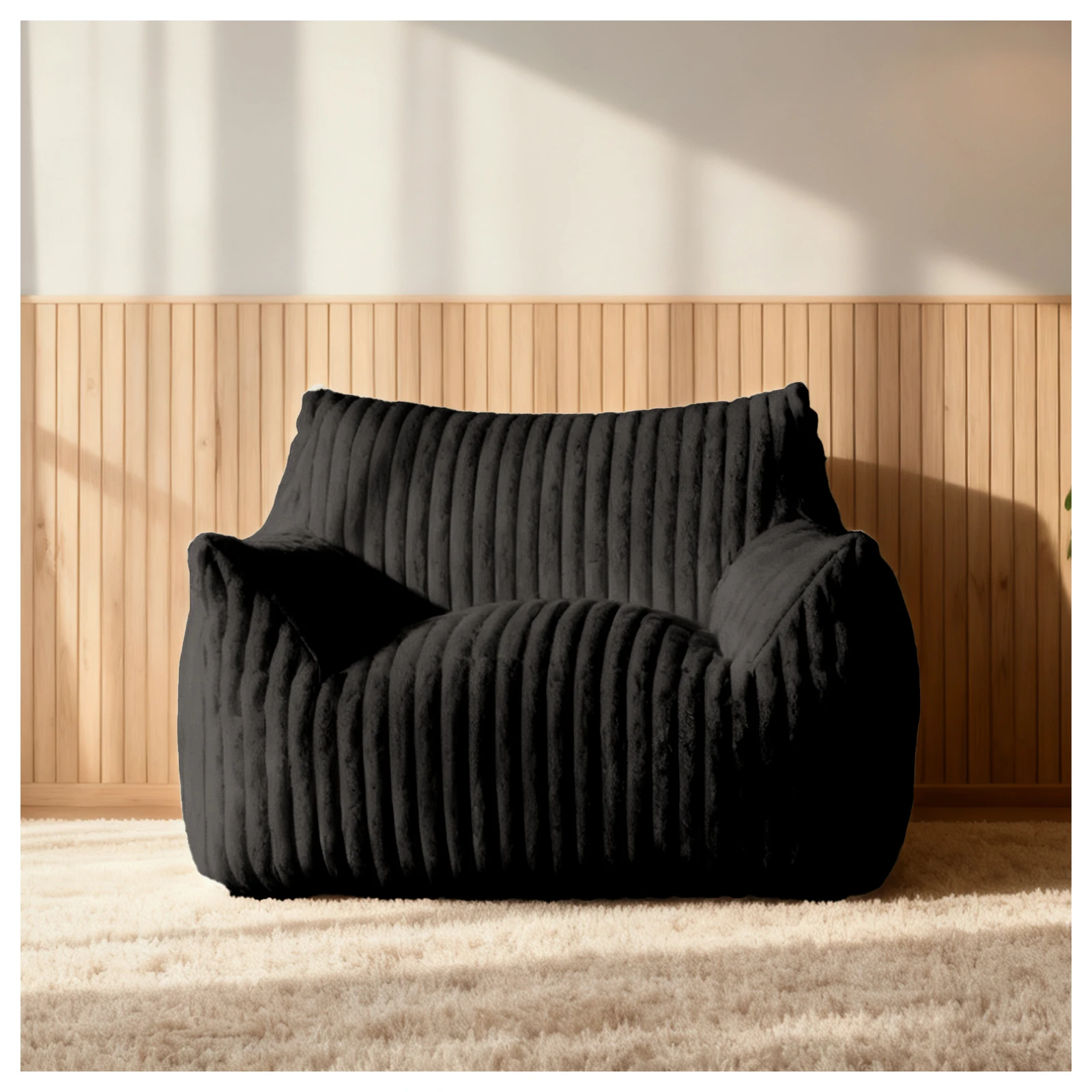 Giant Bean Bag Chairs For Adults Teens, Large Bean Bag Sofa Chairs With Filling Comfy Fuzzy Beanbag Chair With Armrests For Bed
Giant Bean Bag Chairs For Adults Teens, Large Bean Bag Sofa Chairs With Filling Comfy Fuzzy Beanbag Chair With Armrests For Bed