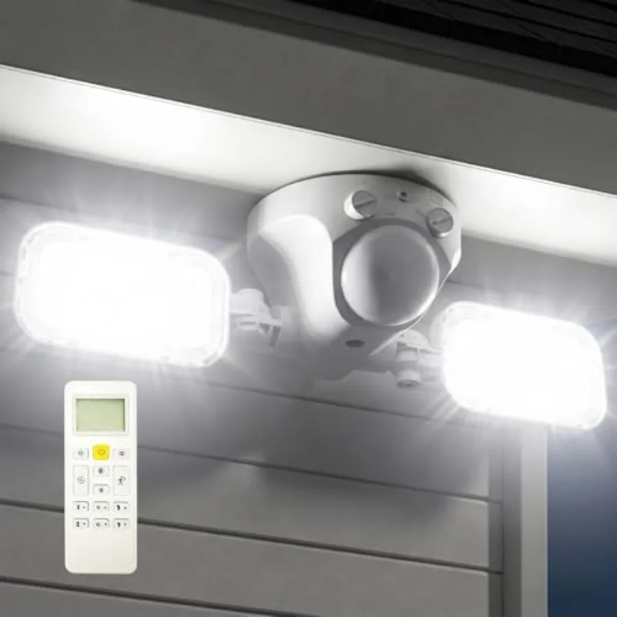 70W 10000LM Motion Sensor Outdoor Lights, Remote Control, 320° 72ft LED Security Light Dimmable, Dusk to Dawn, IP65, 5000K, Har
70W 10000LM Motion Sensor Outdoor Lights, Remote Control, 320° 72ft LED Security Light Dimmable, Dusk to Dawn, IP65, 5000K, Har