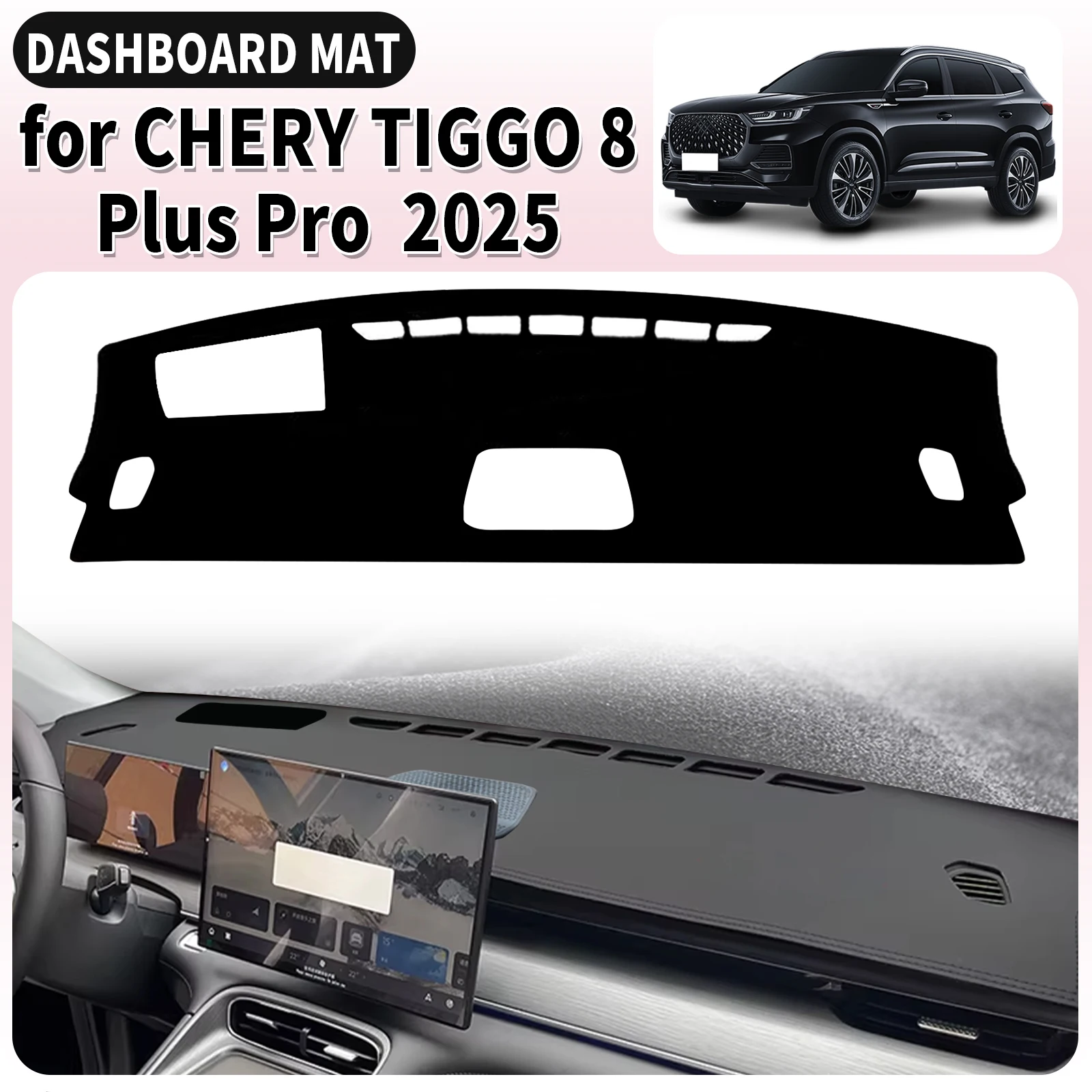 fit for CHERY TIGGO 8 Plus Pro 2025 Car Dashboard Cover Mat Sunshade Anti‑UV Anti‑Glare Dash Interior Accessories
fit for CHERY TIGGO 8 Plus Pro 2025 Car Dashboard Cover Mat Sunshade Anti‑UV Anti‑Glare Dash Interior Accessories