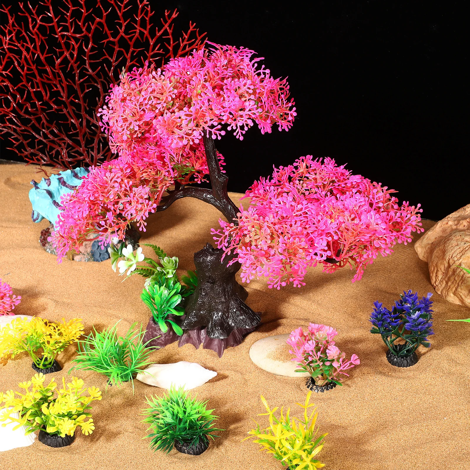 10Pcs Aquarium Plants Realistic Fake Plants for Fish Tank Sturdy Soft Safe Artificial Aquarium Decorations Multi Functional
10Pcs Aquarium Plants Realistic Fake Plants for Fish Tank Sturdy Soft Safe Artificial Aquarium Decorations Multi Functional