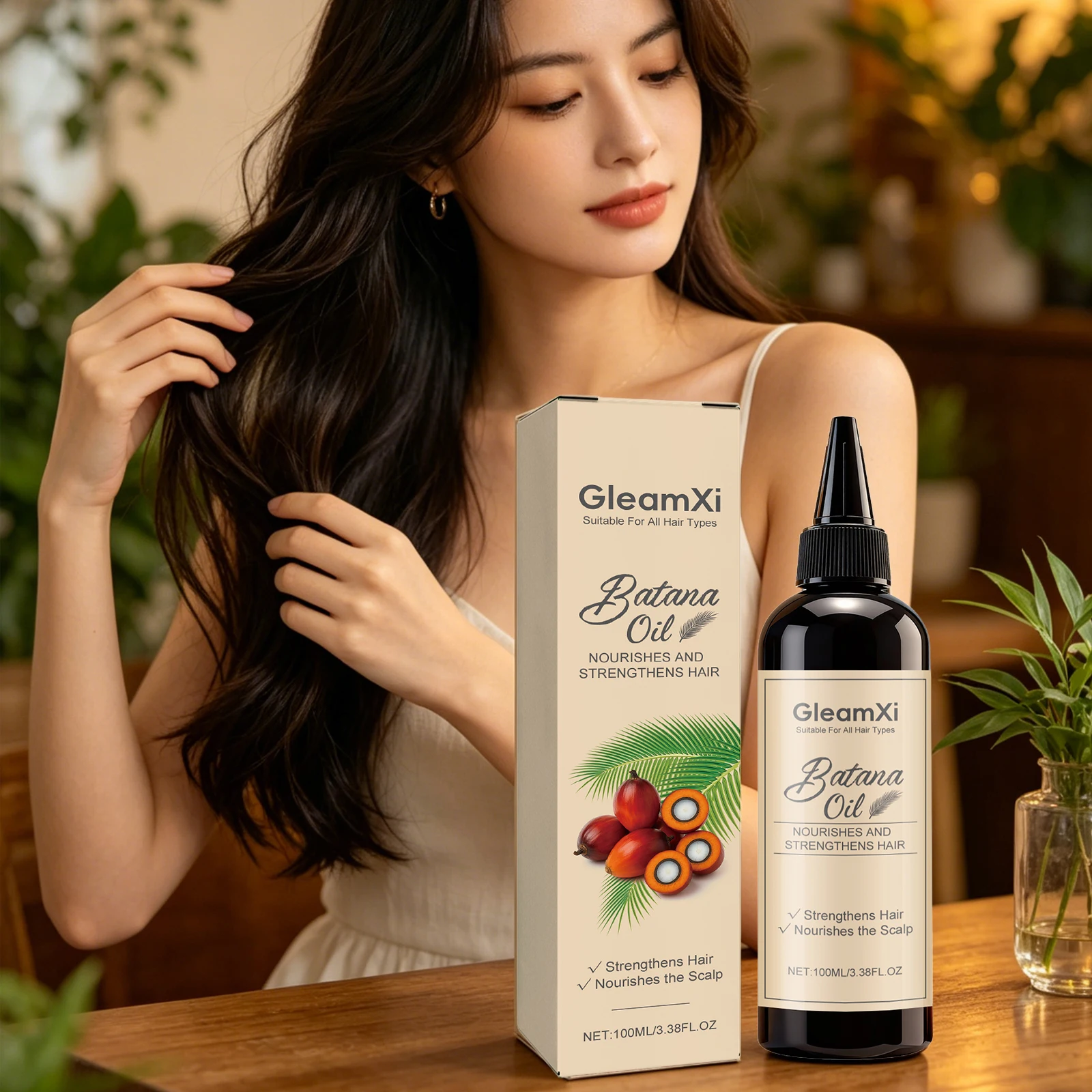 Batana Hair Essential Oil Strengthen Hair Roots Anti Hair Loss Enhances Silkiness Moisturizing Nourishing Scalp Hair Growth Care
Batana Hair Essential Oil Strengthen Hair Roots Anti Hair Loss Enhances Silkiness Moisturizing Nourishing Scalp Hair Growth Care