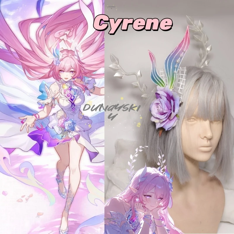 Honkai Star Rail Cyrene Cosplay Headwear Hair Accessory Clothing Props Mascot Student Anime Accessories Xmas Gift
Honkai Star Rail Cyrene Cosplay Headwear Hair Accessory Clothing Props Mascot Student Anime Accessories Xmas Gift