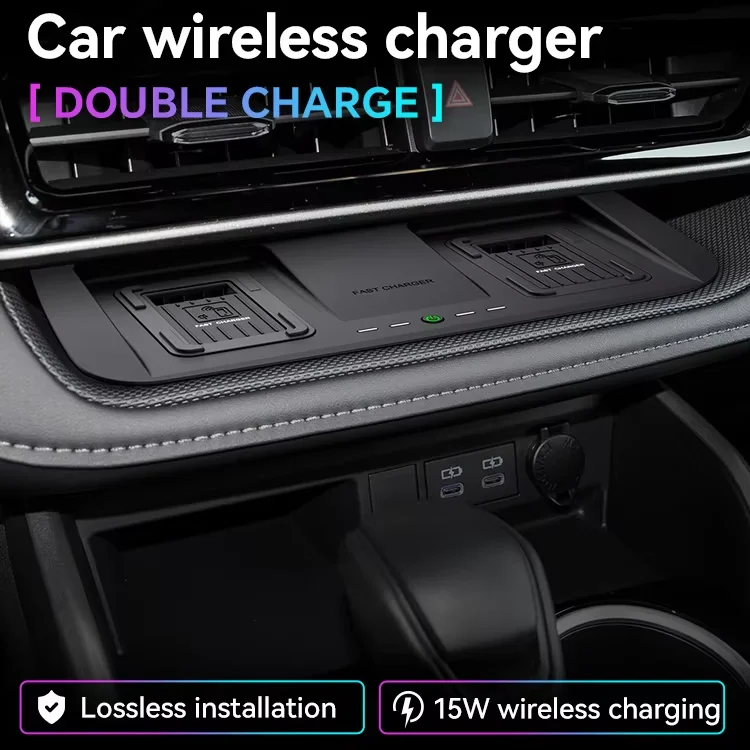 15W Car Wireless Charger for Toyota Highlander Crown Kluger 2022-2024 Phone Holder Fast Charging Pad Car Interior Accessories
15W Car Wireless Charger for Toyota Highlander Crown Kluger 2022-2024 Phone Holder Fast Charging Pad Car Interior Accessories