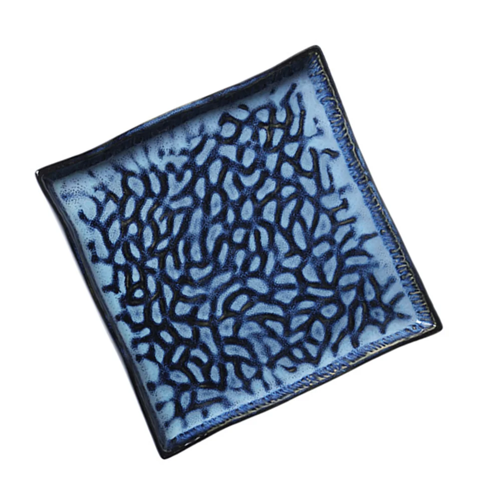 Embossed Ceramic Sushi Plate Chic Inches Square Food Serving Snack Fruit Pasta Dish for Home Restaurant Hotel
Embossed Ceramic Sushi Plate Chic Inches Square Food Serving Snack Fruit Pasta Dish for Home Restaurant Hotel