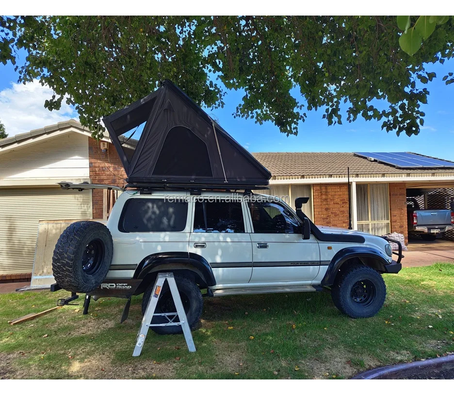 Aluminium Triangle Camping SUV Car Insulated Cover Lightweight Hard Shell Roof Top Tent 4 Person Oxford Four-season Waterproof
Aluminium Triangle Camping SUV Car Insulated Cover Lightweight Hard Shell Roof Top Tent 4 Person Oxford Four-season Waterproof