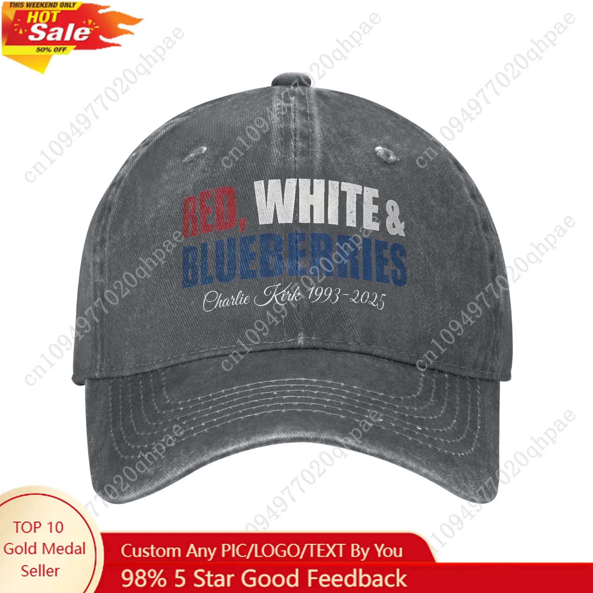 Red White & Blueberries Charlie Kirk Baseball Cap 2025 Memorial Freedom Distressed Cotton Caps Hat Casual Adjustable Fit Sun Cap
Red White & Blueberries Charlie Kirk Baseball Cap 2025 Memorial Freedom Distressed Cotton Caps Hat Casual Adjustable Fit Sun Cap