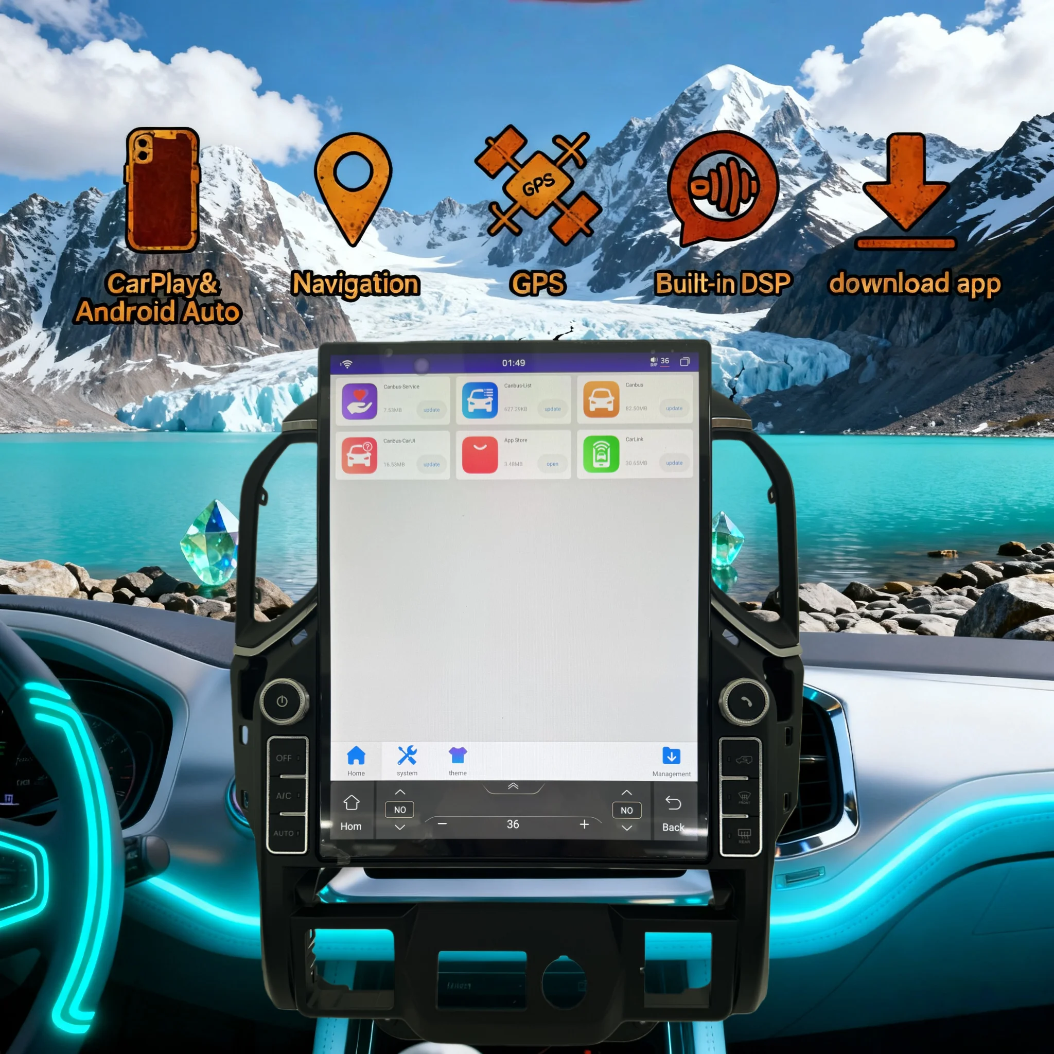 X 16.8" Android 14 CarPlay Auto Car Radio For Chevrolet Silverado GMC Sierra 2019-2023 Screen Multimedia Stereo Player GPS Head
X 16.8" Android 14 CarPlay Auto Car Radio For Chevrolet Silverado GMC Sierra 2019-2023 Screen Multimedia Stereo Player GPS Head