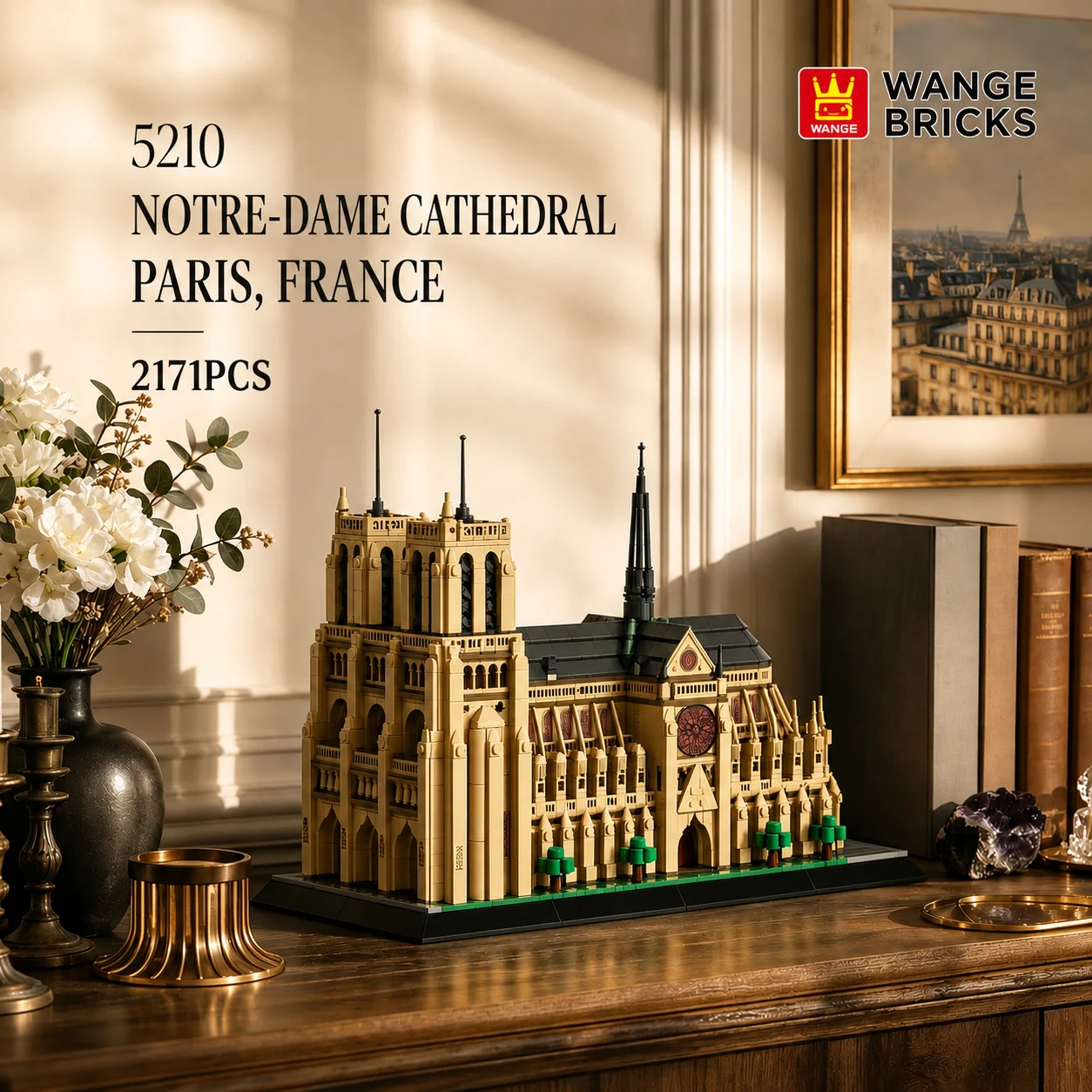 2171 PCS MOC Notre Dame Cathedral Building Block Model Kit - Home Decoration Children's Gift Educational Toy for Kids
2171 PCS MOC Notre Dame Cathedral Building Block Model Kit - Home Decoration Children's Gift Educational Toy for Kids