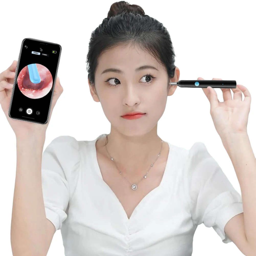 Smart Visual Ear Stick with Camera Otoscope Ear Cleaner Rechargeable Endoscope Earpick Health Care Set
Smart Visual Ear Stick with Camera Otoscope Ear Cleaner Rechargeable Endoscope Earpick Health Care Set