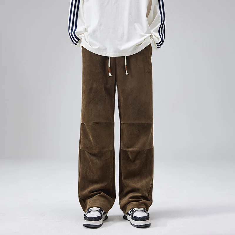 Мужские повседневные эластичные свободные прямые спортивные брюки с завязками на талии, универсальный дизайн, новинка 2025 года
Мужские повседневные эластичные свободные прямые спортивные брюки с завязками на талии, универсальный дизайн, новинка 2025 года