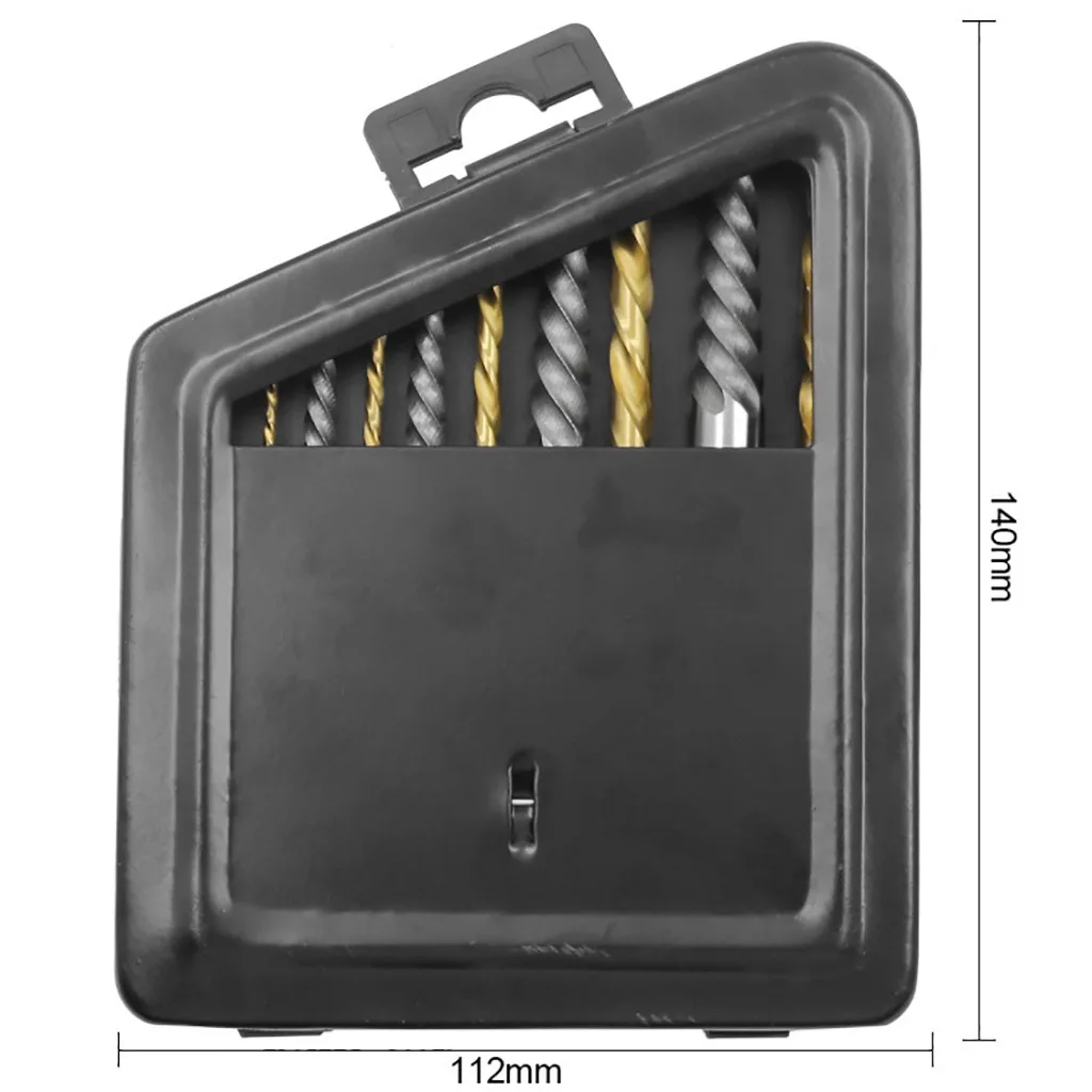 AB11-10Pcs Left Hand Drill Bit Set, Spiral Flute Extractor Set Broken Bolt Remover, Easily Remove Stripped Or Damaged Screws
AB11-10Pcs Left Hand Drill Bit Set, Spiral Flute Extractor Set Broken Bolt Remover, Easily Remove Stripped Or Damaged Screws