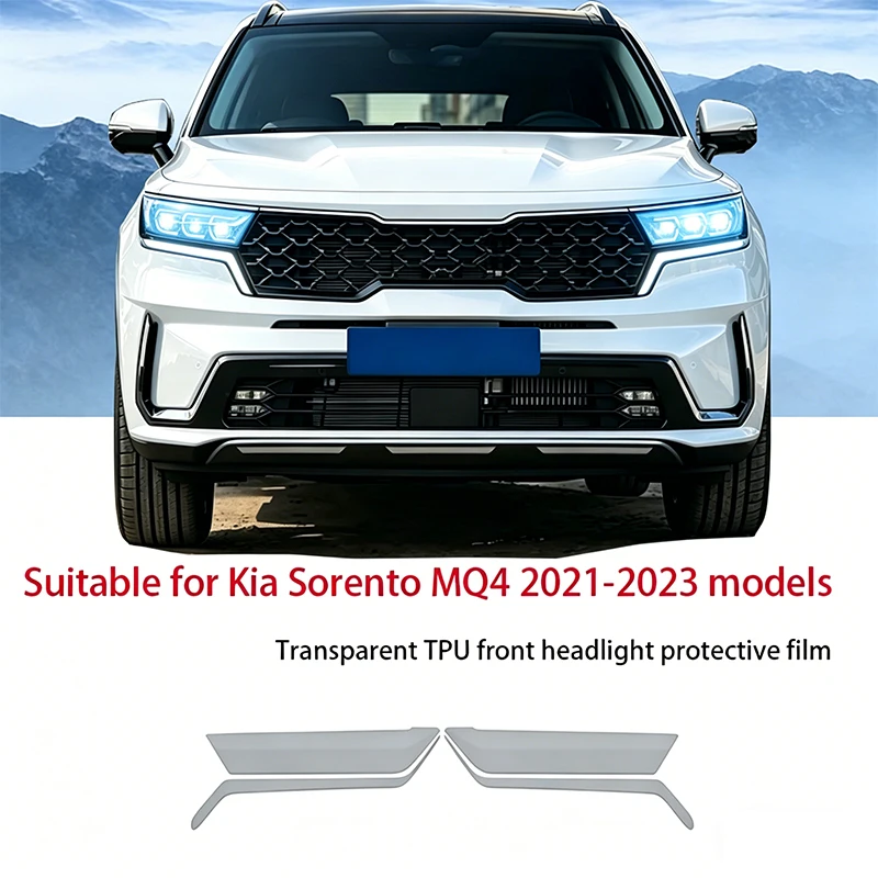 Fit for Kia Sorento MQ4 2021-2023 Transparent Smoked Black TPU Headlight PPF Film Anti-Scratch Pre Cut Vinyl Full Protective Cov
Fit for Kia Sorento MQ4 2021-2023 Transparent Smoked Black TPU Headlight PPF Film Anti-Scratch Pre Cut Vinyl Full Protective Cov