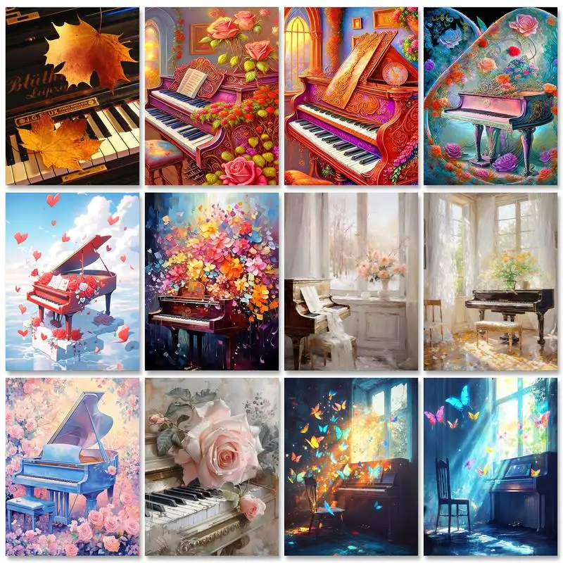 GATYZTORY Acrylic Painting By Numbers For Adults Piano Scenery Home Wall Art Canvas Picture Drawing Coloring By Numbers Gift
GATYZTORY Acrylic Painting By Numbers For Adults Piano Scenery Home Wall Art Canvas Picture Drawing Coloring By Numbers Gift