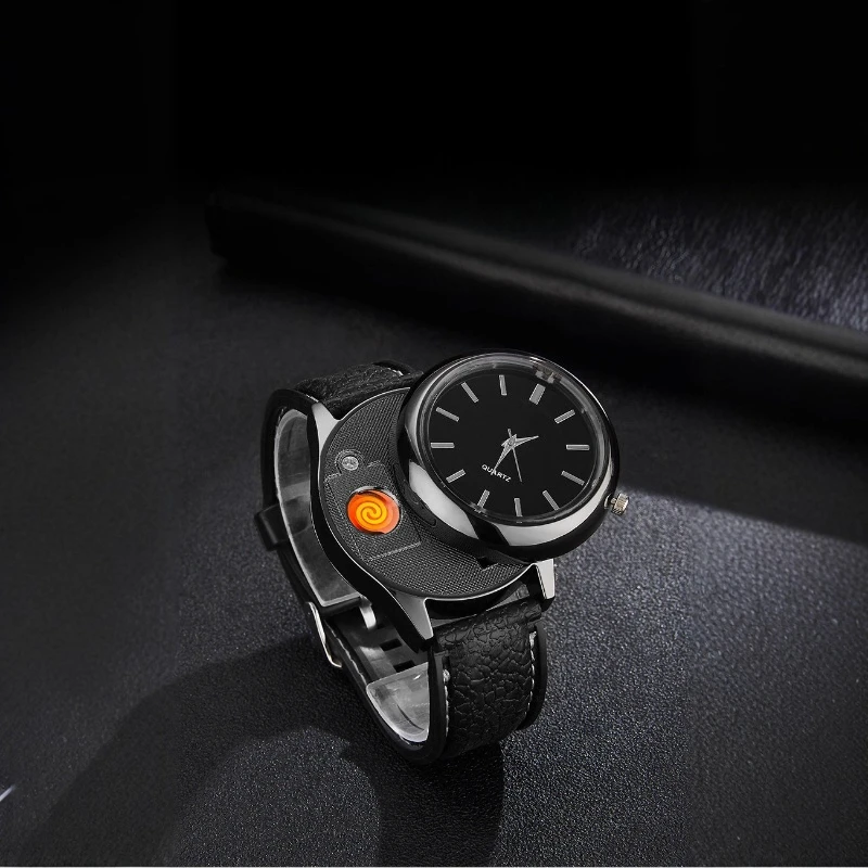 Creative Electric Charging Watch Lighter Funny Metal Windproof USB Cigarette Lighter (Spare Tungsten Wire Included)
Creative Electric Charging Watch Lighter Funny Metal Windproof USB Cigarette Lighter (Spare Tungsten Wire Included)