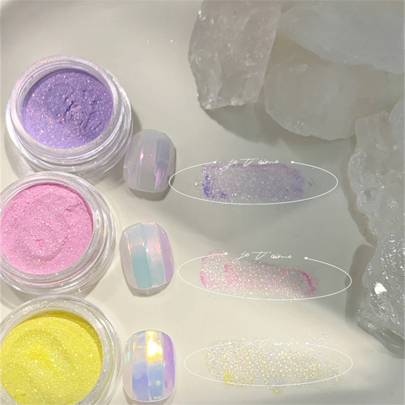 9 Colors Summer Cute Energetic Candy Colored Chameleon Nail Powder Color-Changing Pigments Aurora Powder Delicate Polarization
9 Colors Summer Cute Energetic Candy Colored Chameleon Nail Powder Color-Changing Pigments Aurora Powder Delicate Polarization