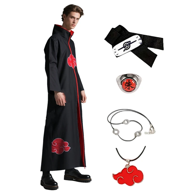 Костюм красного облака в стиле аниме для взрослых - длинный халат в японском стиле манга для косплея, накидка для вечеринок для мальчиков, кольцо, ожерелье, повязка на голову, игрушка
Костюм красного облака в стиле аниме для взрослых - длинный халат в японском стиле манга для косплея, накидка для вечеринок для мальчиков, кольцо, ожерелье, повязка на голову, игрушка